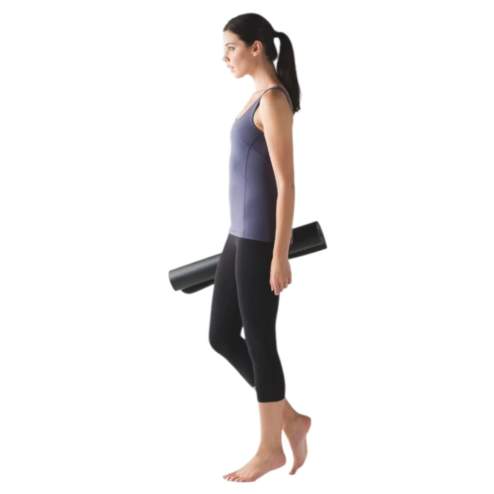 Lululemon Athletica Sculpt It Tank Active Athletic Workout‎ Yoga Greyvy Size 10